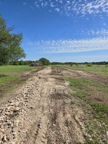 Site Preparation for Evant Backhoe & Construction in Evant, TX