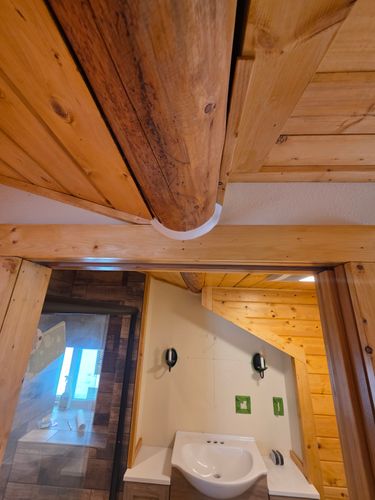 Log Home Finishing for Shay’s Chinking in Hamilton, MT