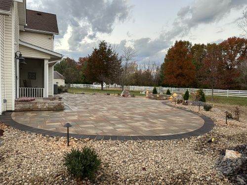 Landscape Installation for Mayfield Landscaping in Staunton, IL