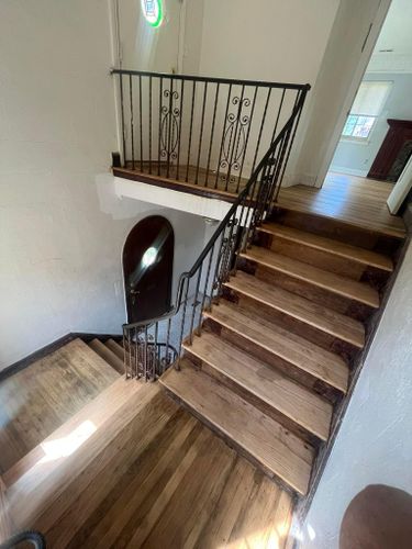 Stair Tread Refinish for Xcellent Flooring in Inkster, MI