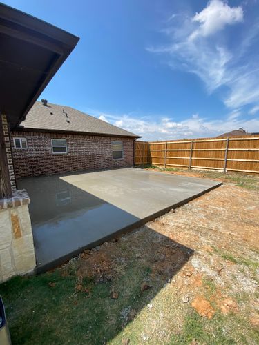 Patios for G2 Custom Concrete in Dallas, TX