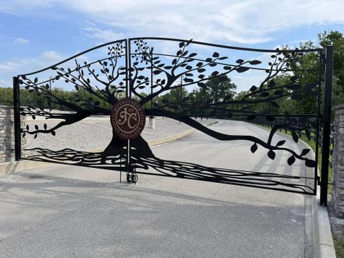 Custom Gates for Jones Welding and Ornamental Iron in Grayson, Kentucky