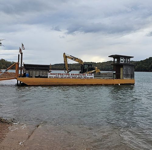 Rip Rap for Restoration Shoreline Norris Lake Rip Rap in Norris Lake, TN