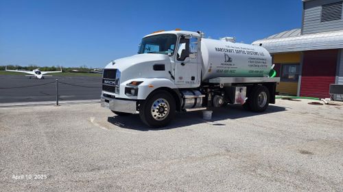 Commercial kitchen grease interceptor cleaning for Hartcraft Septic Systems LLC in Fredericksburg,  TX
