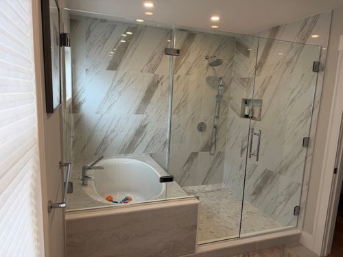 Custom Glass Showers for Trinity Handyman Solutions in Eastford, CT
