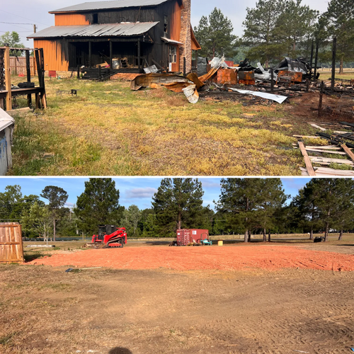 Grading for Coursey Construction in Metter, GA