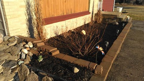 Mulch Installation for LLS Property Solutions in Big Rapids, MI