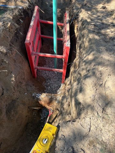 Trenching for A&A Enterprises in Southampton, MA