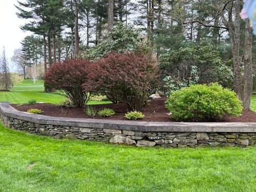 Retaining Wall Construction for Jose & Sons Landscaping in New Bedford, MA