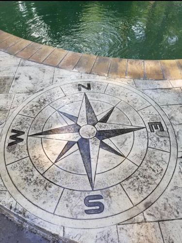 Stamped Concrete Installation for Dixie Concrete Masonry in Saint Leonard, MD