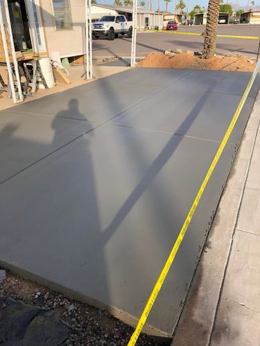 Concrete Slab Construction for Gaitan Custom Concrete LLC in Chandler, AZ
