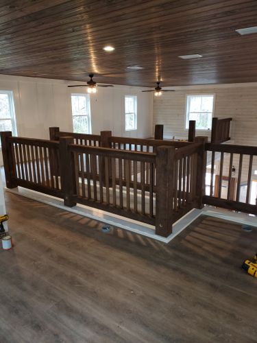 custom built staircases and handrails for Florida Coastal Carpentry LLC.  in Flagler County, FL