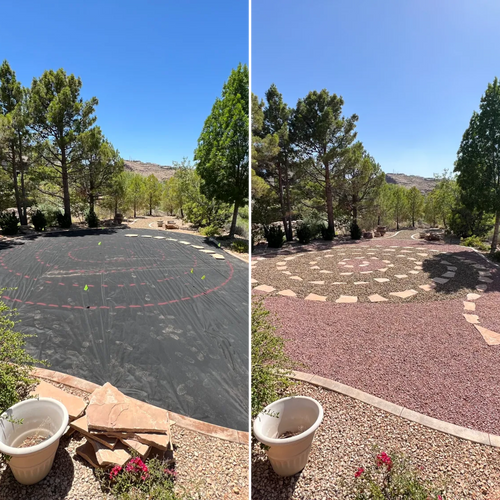 Mulch Installation for Villegas Landscape & Maintenance in St. George, UT