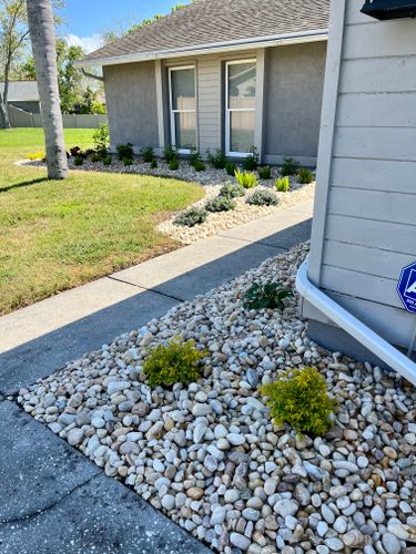 Landscape Design and Installation for Verimay's Garden and Landscaping in Hillsborough County, FL