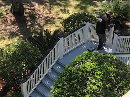 Deck & Patio Cleaning for S&S Pressure Washing in North Charleston, SC