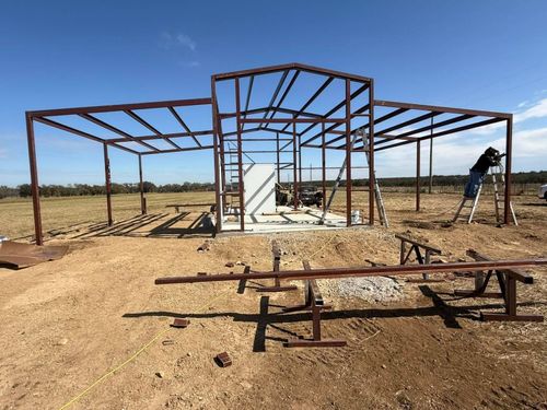 Metal Building Construction for JG Welding & Construction Services in Weatherford, TX