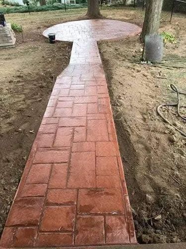 Stamped Concrete for Custom Concrete Enterprises in Springfield, IL