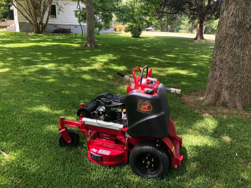 Mowing for Battle Lawn Maintenance in Eatonton, GA