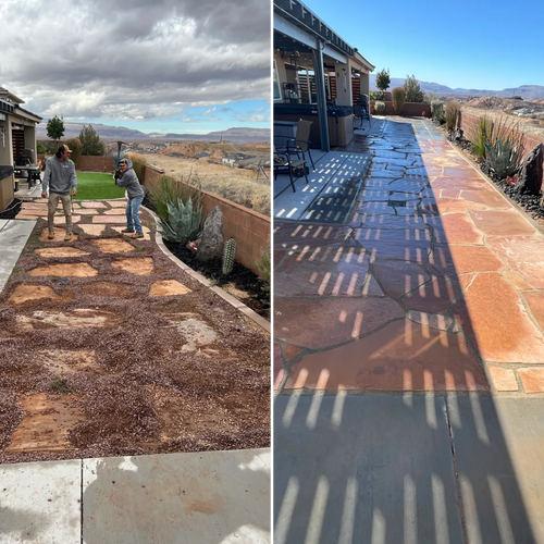 Mulch Installation for Villegas Landscape & Maintenance in St. George, UT