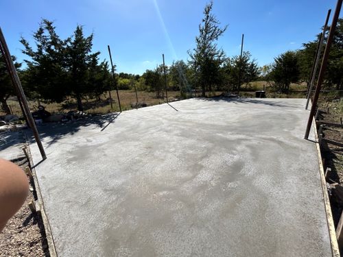 Concrete Slab Construction for Albeco Contractors LLC  in Giddings, TX