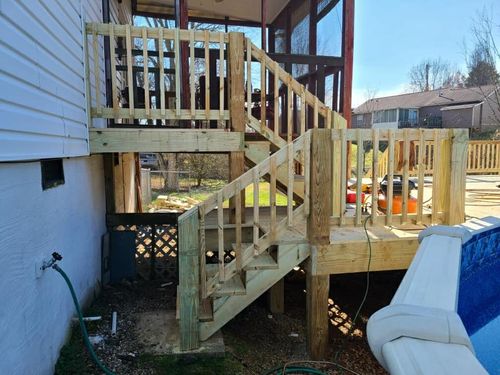  New Deck Construction for Longs Decks  in Knoxville, TN