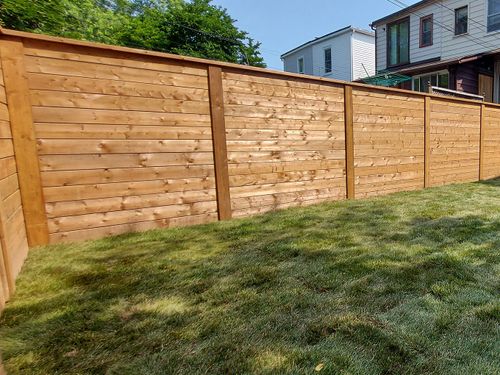 Fence Staining for Premier Fence in Marietta, GA