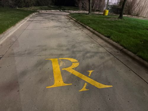 Line Striping for Midwest Line Striping LLC in Spirit Lake, IA