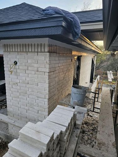 Stonework for Martin's Masonry & Landscaping in Leander, TX