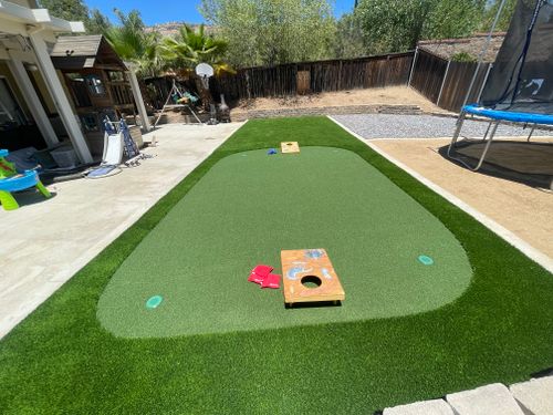 Artificial Turf Installation for Aidan Jade Landscaping in Riverside County, CA