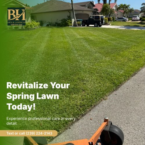 Sod installation for BH Lawn and Landscape in Fort Myers, FL