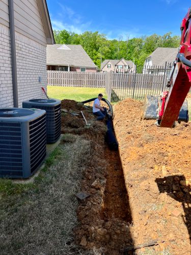 Mouzon Drainage  for Emory's Garden Landscape Emporium in Memphis,  TN