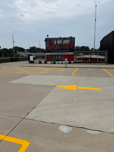 Line Striping for Midwest Line Striping LLC in Spirit Lake, IA