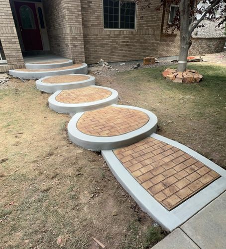 Sidewalk Installation for B&M Concrete LLC in Longmont, CO
