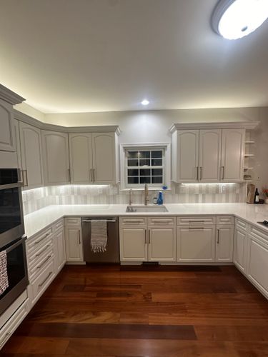 Cabinet Painting for T&T Kitchens in Shamong, NJ
