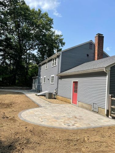 Patio Design & Construction for Z. Hastings Landscape Construction in Templeton, MA