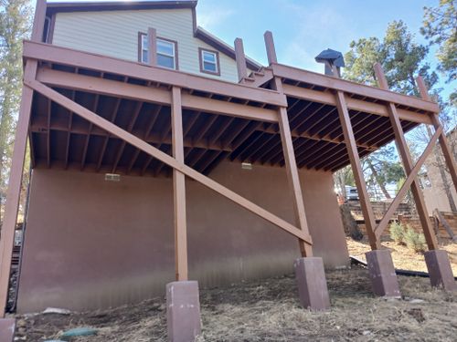Deck Installations for Shawn Rankin Construction in Ruidoso, NM