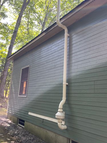 New Construction Installation for Radon Defense in Raymond, ME