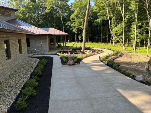 Mulch Installation for Elevate Landscape & Hardscape in West Jefferson, OH