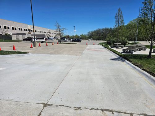 Concrete Driveway Installation for AXC LLC in Knoxville, TN