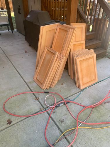 Cabinet Staining for Y N D Painting in Flowery Branch, GA