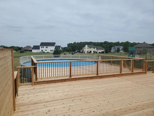 Pool Decks for Mitchell Builders LLC in Lake County, IN