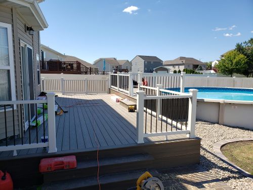 Pool Decks for Mitchell Builders LLC in Lake County, IN