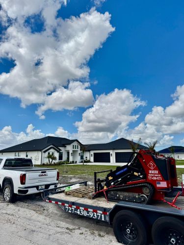 Land Grading for Shoreside Property Services in Apollo Beach, FL