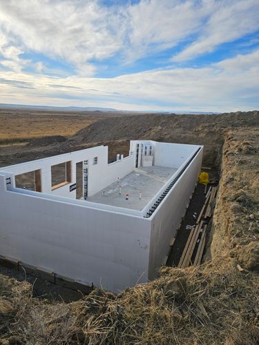 Concrete work for Blue Mountain Construction in Roundup, MT