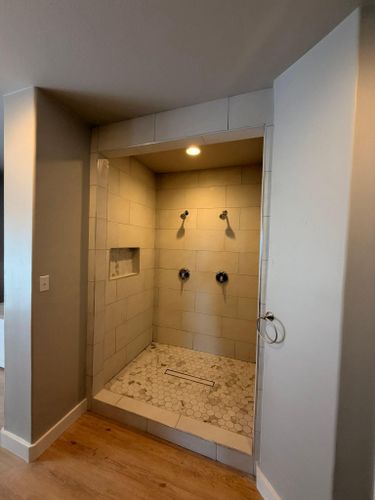 Tiling for Concord Builders in Lockhart, TX