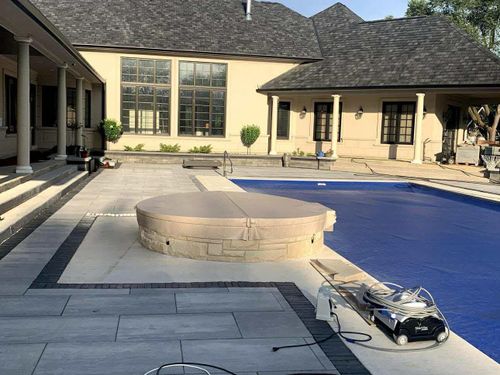 Landscape Installation for Alvarez Pavingstone INC. in Lyons, IL