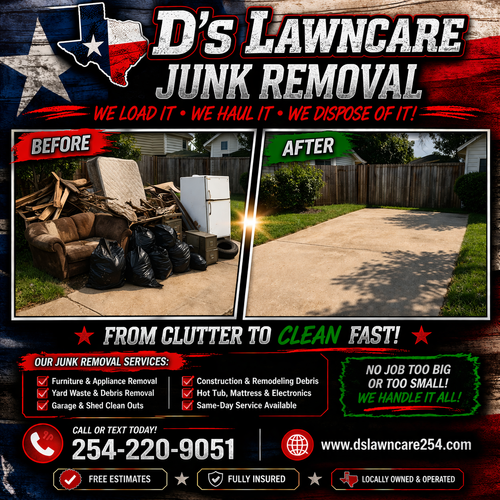  for D’s Lawncare in Killeen, TX