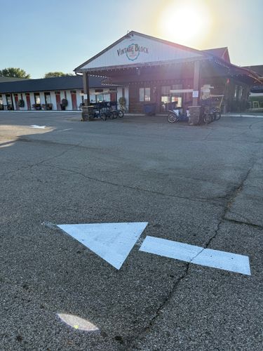 Line Striping for Midwest Line Striping LLC in Spirit Lake, IA