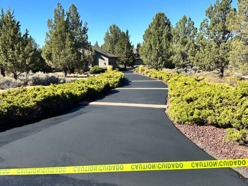 Sealcoat Installation for Pacific Sealcoating in Black Butte Ranch, OR
