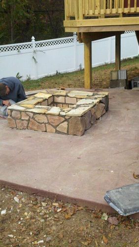 Patio Design & Installation for Dixie Concrete Masonry in Saint Leonard, MD